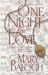 One Night for Love by Mary Balogh Paperback Book
