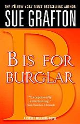 B Is for Burglar (The Kinsey Millhone Alphabet Mystery Series) by Sue Grafton Paperback Book