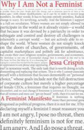 Why I Am Not a Feminist: A Feminist Manifesto by Jessa Crispin Paperback Book