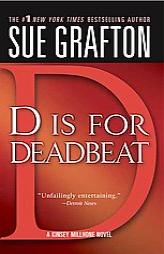 D is for Deadbeat (The Kinsey Millhone Alphabet Mystery Series) by Sue Grafton Paperback Book