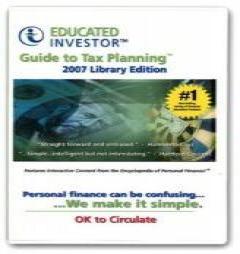Educated Investor Guide to Tax Planning (Educated Investor Guides) by Precision Information LLC Paperback Book