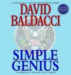 Simple Genius by David Baldacci Paperback Book
