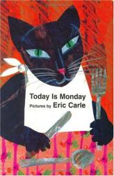Today Is Monday (Board Book) by Eric Carle Paperback Book
