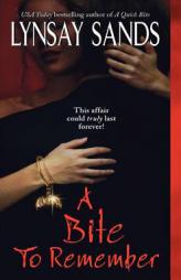 A Bite to Remember (Argeneau Vampire) by Lynsay Sands Paperback Book