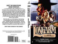 Longarm #406: Longarm and the Mountain Manhunt by Tabor Evans Paperback Book