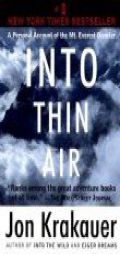 Into Thin Air: A Personal Account of the Mount Everest Disaster by Jon Krakauer Paperback Book
