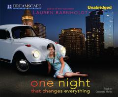 One Night That Changes Everything by Lauren Barnholdt Paperback Book
