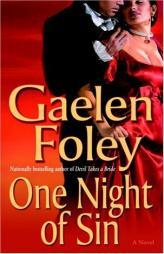 One Night of Sin by Gaelen Foley Paperback Book