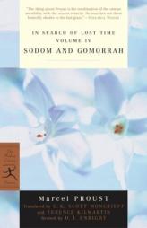 In Search of Lost Time Volume IV Sodom and Gomorrah by Marcel Proust Paperback Book