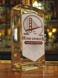 High Spirits: The Legacy Bars of San Francisco by J. K. Dineen Paperback Book