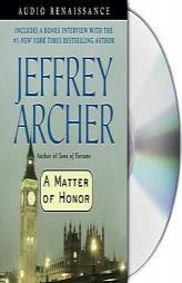 A Matter of Honor by Jeffrey Archer Paperback Book