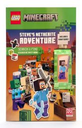 Steve's Netherite Adventure (Lego Minecraft) by Random House Paperback Book