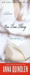 One True Thing by Anna Quindlen Paperback Book