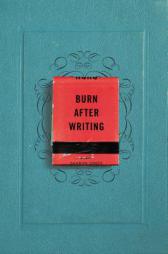 Burn After Writing by Sharon Jones Paperback Book