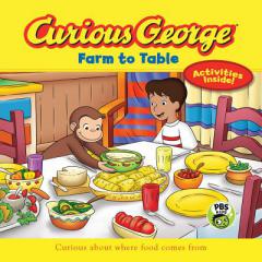 Curious George Farm to Table (Cgtv 8x8) by H. A. Rey Paperback Book