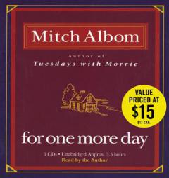 For One More Day by Mitch Albom Paperback Book