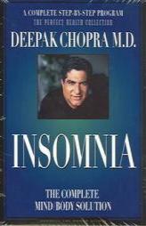 Insomnia: The Complete Mind/Body Solution with Workbook by Deepak Chopra Paperback Book