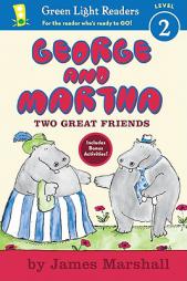 George and Martha Two Great Friends Early Reader (Green Light Readers Level 2) by James Marshall Paperback Book