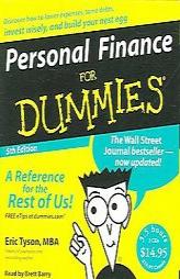 Personal Finance For Dummies 5th Edition (For Dummies (Lifestyles Audio)) by Eric Tyson Paperback Book
