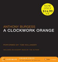 A Clockwork Orange Low Price CD by Anthony Burgess Paperback Book
