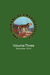 THE JOURNAL OF CRYPTOZOOLOGY: Volume THREE by Karl P. N. Shuker Paperback Book