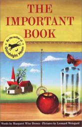 The Important Book by Margaret Wise Brown Paperback Book