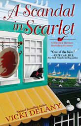 A Scandal in Scarlet: A Sherlock Holmes Bookshop Mystery by Vicki Delany Paperback Book