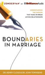 Boundaries in Marriage by Henry Cloud Paperback Book