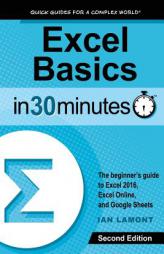Excel Basics In 30 Minutes (2nd Edition): The quick guide to Microsoft Excel and Google Sheets by Ian Lamont Paperback Book