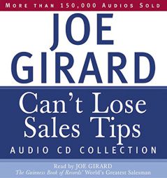 Can't Lose Sales Tips Audio Collection by Joe Girard Paperback Book