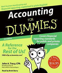 Accounting for Dummies by John A. Tracy Paperback Book