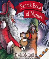 Santa's Book of Names by David M. McPhail Paperback Book