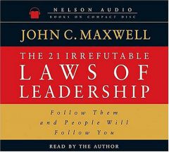 The 21 Irrefutable Laws of Leadership: Audiobook on 3s by John C. Maxwell Paperback Book