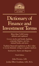 Dictionary of Finance and Investment Terms (Barron's Business Dictionaries) by John Downes Paperback Book