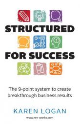 Structured for Success: The 9-Point System to Create Breakthrough Business Results by Karen Logan Paperback Book