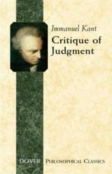 Critique of Judgment by Immanuel Kant Paperback Book