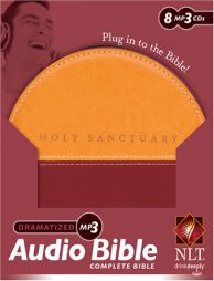 Holy Sanctuary Bible: Dramatized Edition, New Living Translation, Audio Bible, 2 Tone Leather Carrying Case by Tyndale Paperback Book
