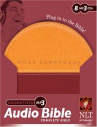 Holy Sanctuary Bible: Dramatized Edition, New Living Translation, Audio Bible, 2 Tone Leather Carrying Case by Tyndale Paperback Book