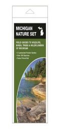 Michigan Nature Set: Field Guides to Wildlife, Birds, Trees & Wildflowers of Michigan by James Kavanagh Paperback Book