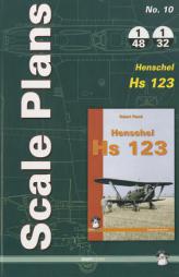 Scale Plans No. 10 Henschel Hs 123 by Dariusz Karnas Paperback Book