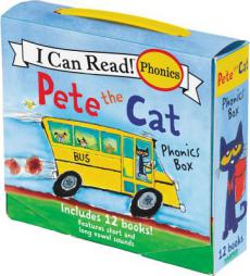 Pete the Cat Phonics Box: Includes 12 Mini-Books Featuring Short and Long Vowel Sounds (My First I Can Read) by James Dean Paperback Book