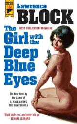 The Girl With the Deep Blue Eyes by Lawrence Block Paperback Book