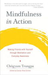 Mindfulness in Action: Making Friends with Yourself through Meditation and Everyday Awareness by Chogyam Trungpa Paperback Book