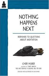 Nothing Happens Next: Responses to Questions About Meditation by Cheri Huber Paperback Book