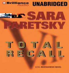 Total Recall (V. I. Warshawski Series) by Sara Paretsky Paperback Book