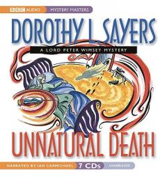 Unnatural Death: A Lord Peter Wimsey Mystery by Dorothy L. Sayers Paperback Book