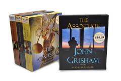John Grisham CD Audiobook Bundle #2: The Associate; The Confession; The Litigators; The Racketeer by John Grisham Paperback Book