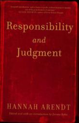 Responsibility and Judgment by Hannah Arendt Paperback Book