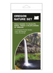 Oregon Nature Set: Field Guides to Wildlife, Birds, Trees & Wildflowers of Oregon by James Kavanagh Paperback Book