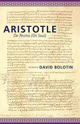 De Anima by Aristotle Paperback Book